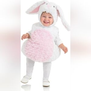 Underwraps Belly Babies Rabbit Costume sz L 2t-4t